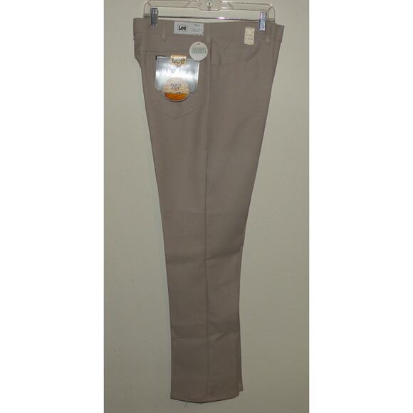 Vtg Lee Riders Regular Fit Men’s Boot Cut Dress Pants 36 x 35 Tan NWT - Picture 1 of 3